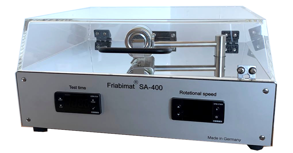 Friabilitätstester SA-400 Friabimat Friabimat SA-400
Ph.Eur. 2.9.41
Pharmacopoeia
Friabilität
friability